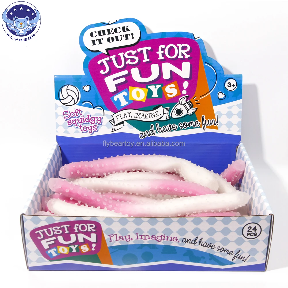 2024 New Hot Selling TPR Stretchy Soft toy Sea Cucumber  Squeeze Toy Customized  Children Gift Soft Cute Toy