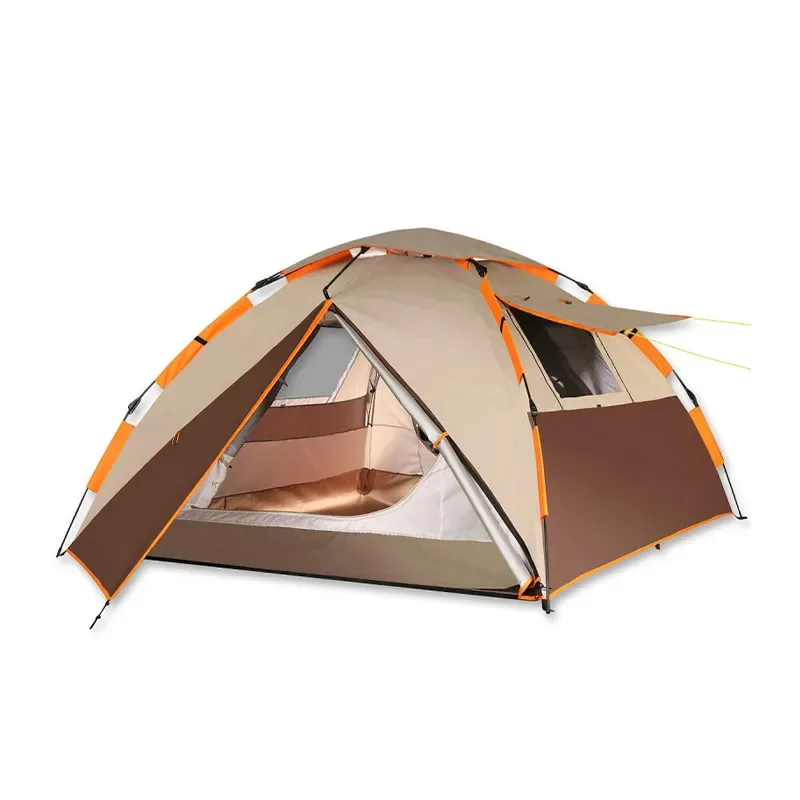 HongQiang Outdoor Camping Equipment Tents Quick Open Travel Camper Beach Fishing Wigwam With 2 Doors HQCM0014