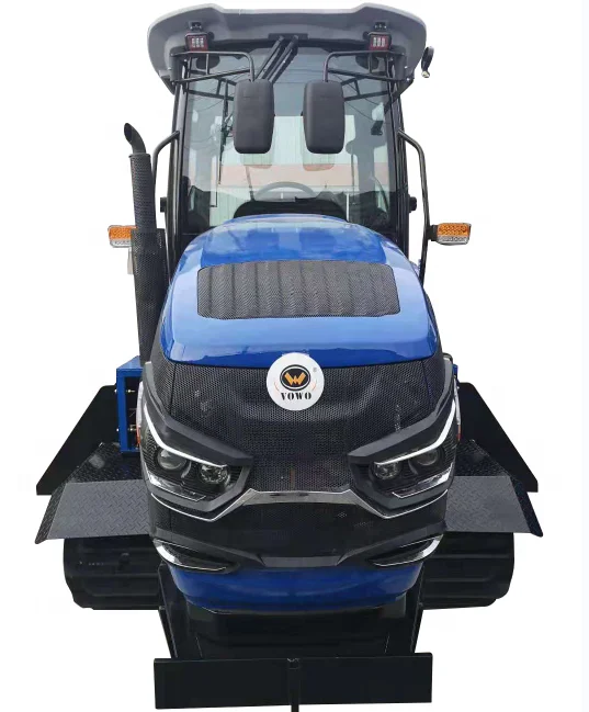 Farm cultivator rotary tiller agricultural mini crawler tractor with fully hydraulic system for sale in china