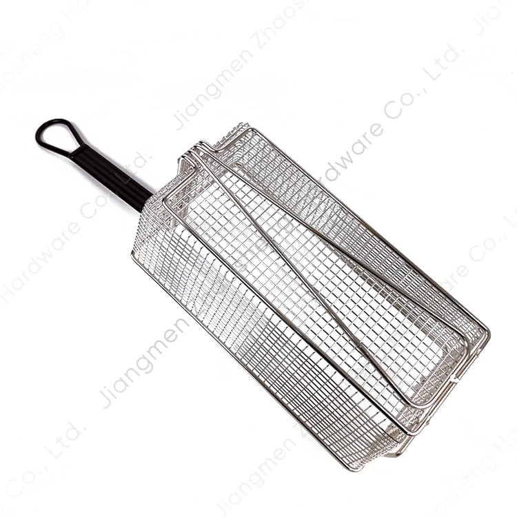 Industrial Custom Wire Mesh Metal Frying Chip Stainless Steel Deep Pressure Fryer Basket For Mcdonalds
