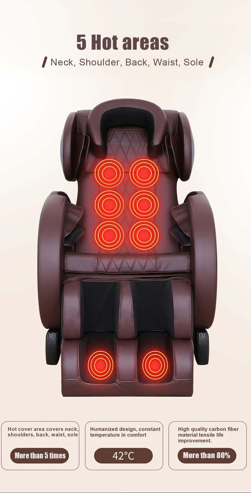 Posture Correction Massage Chair Simple Operation