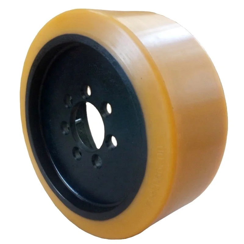 Long Service life 343x114-90 mm 7 holes Jungheinrich ETV ETM 114 214 Part No.51331328 50420012 Polyurethane  Drive Tire Wheel