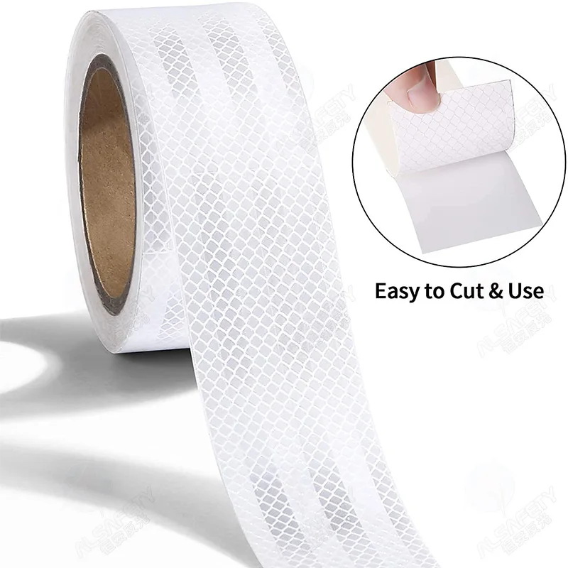 Reflective Tape, Waterproof Self Adhesive DOT-C2 Reflective Conspicuity Tape Outdoor Safety Caution Reflector for Vehicles