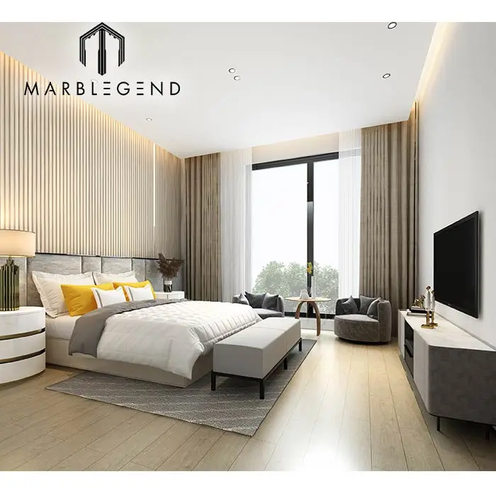 Modern latest home polyester material for home bedroom room interior design