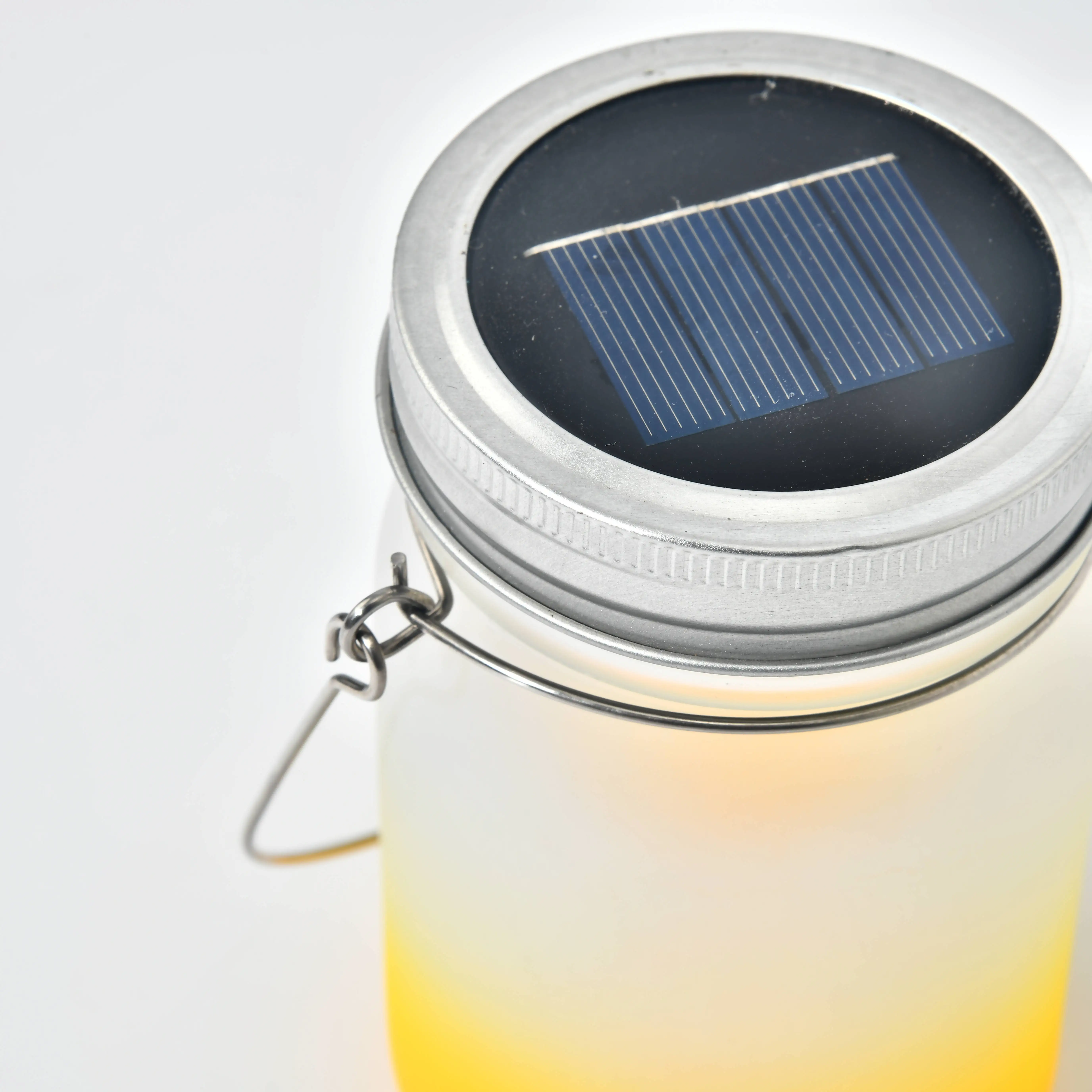 USA Warehouse Outdoor Lantern 430ML DIY blank sublimation Stainless steel handle sublimation Mason jar courtyard lamp