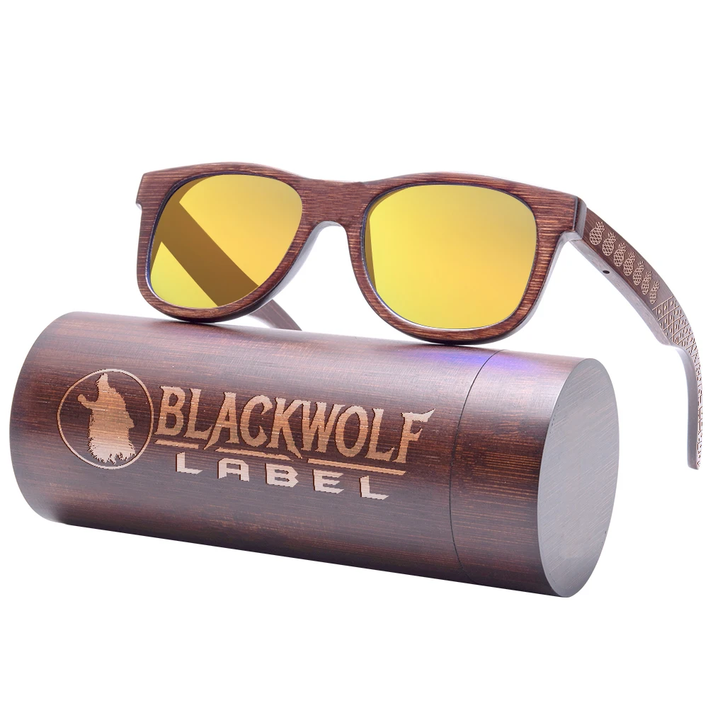 2020 Bulk buy from China new products 2020 bamboo sunglasses with your customizable logo