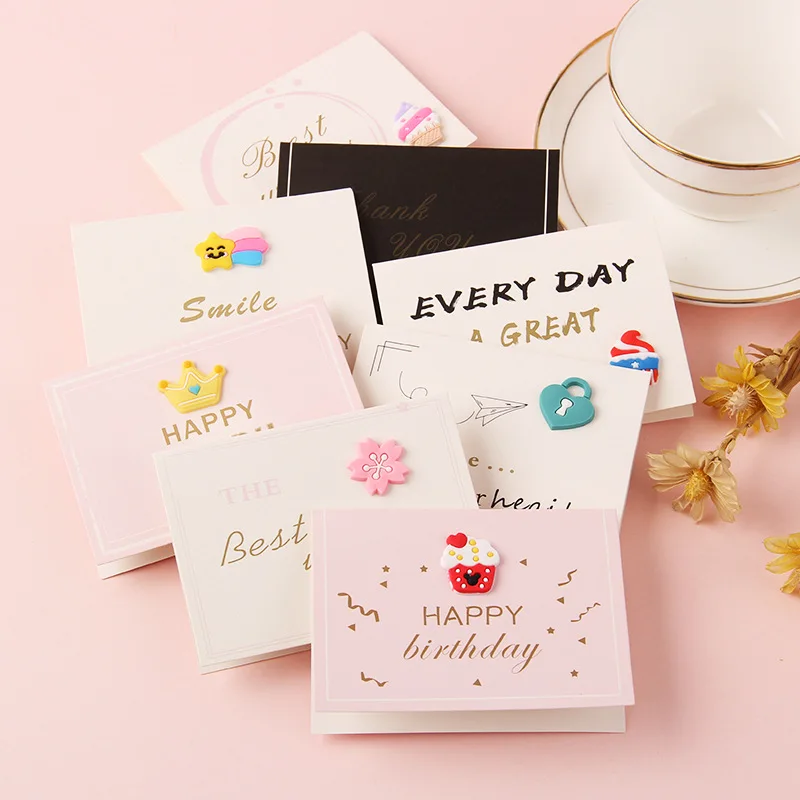 Сделанные на заказ поздравительные открытки ко Дню Святого Валентина с конвертом оптом