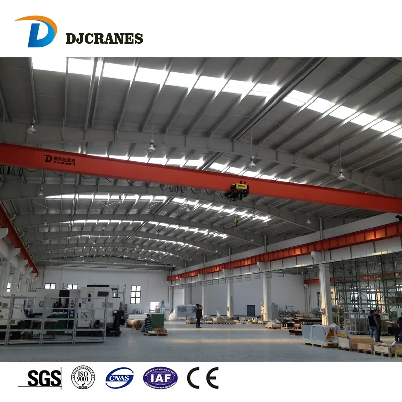 Low Cost High Performance harga eot bridge electric overhead roof crane 10 ton price