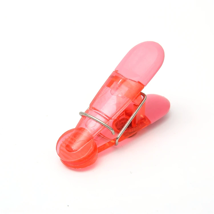 Customised colorful 4 packs household sealing coffee bag clip magnetic plastic food sealing clip bag clips with magnet