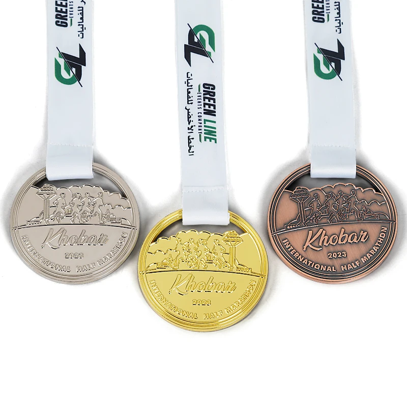 Factory High Quality Custom Marathon Medals 3D Medals Customize Pattern Logo Medal Medallions