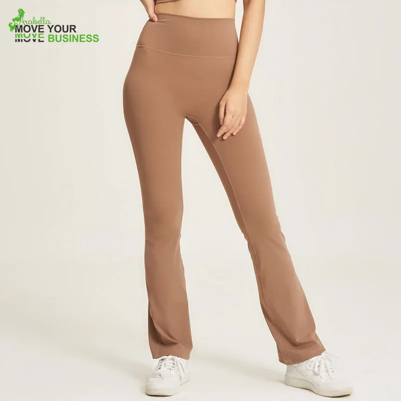Arabella 2024 Custom Women Workout Butt Lift Yoga Pants For Woman Sports Flare Gym Leggings with Pockets