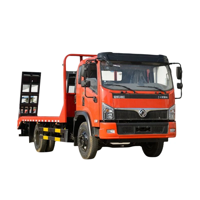 Low Price 4*2 184hp Used Flatbed Road Tow Trucks Wrecker Truck For Sale