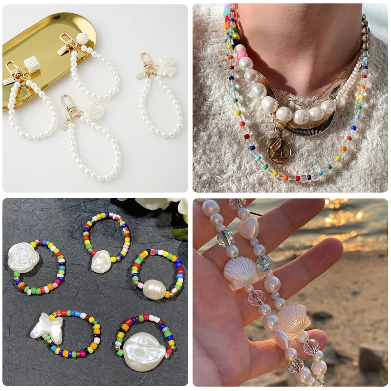 Hot Selling New Style ABS Plastic Beads Set DIY Jewelry Accessories Bracelet Necklace Production Materials