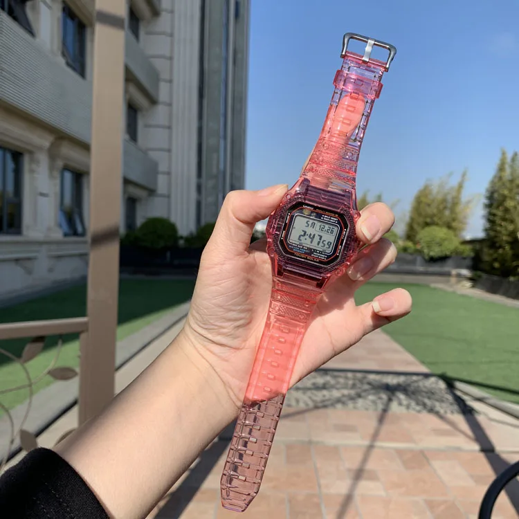 LAIHE Custom High Quality Correas Reloj TPU Multicolor Watch Strap Watchband for Casio Watch Bands Straps