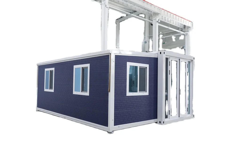 Customize House 20ft 40ft expandable foldable container house prefab bedroom homes folding tiny container house