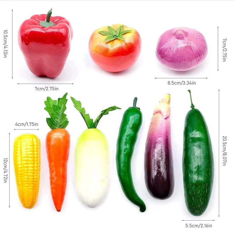 Simulated Artificial Fake Fruit Vegetables Kitchen Toy Home Decoration