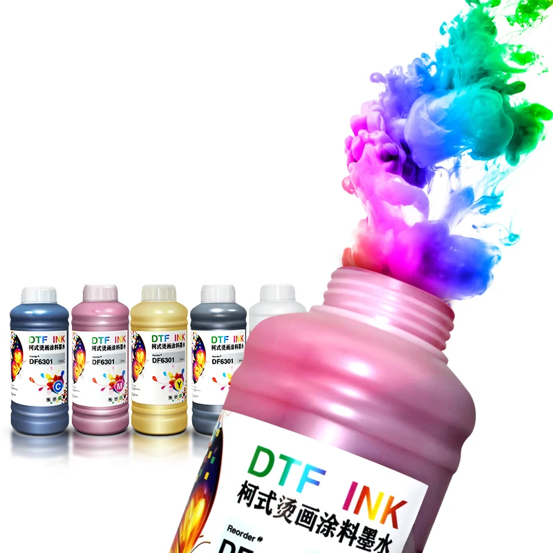 High Quality 1000ML DTF Unblocked Ink Digital Textile Ink DTF Film Printing Pigment Ink For L1800 L1300 DX5 XP600 P800 Printer