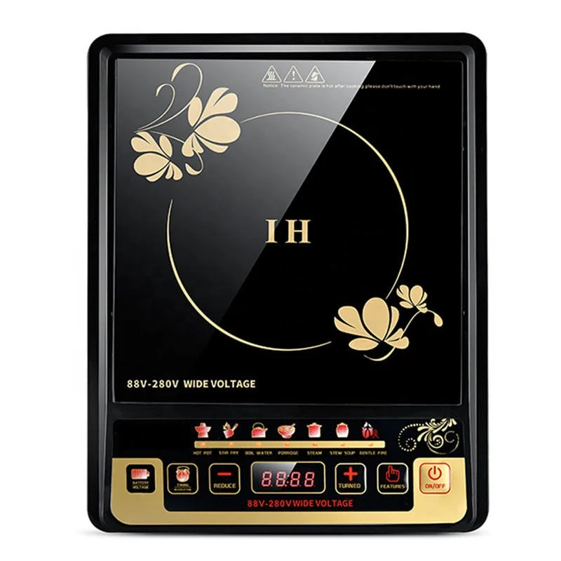 OPUR electric household 2000w infrared ceramic glass plate price mini induction stove single small induction cooker