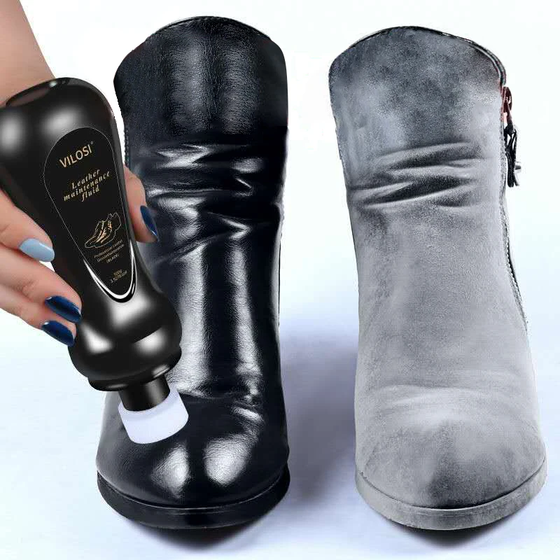 100ml Hot Selling OEM Color Renovation Shine Leather Cleaners Shoe Polish Liquid