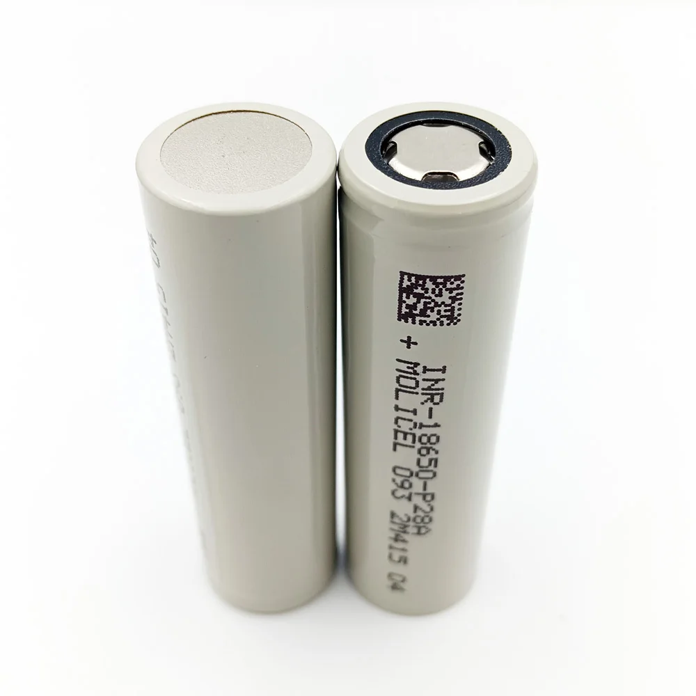 Оригинальный 3 6 В Molicel P28A 18650 2800 мАч 35A батарея INR18650-P28A разряда для электроинструмента