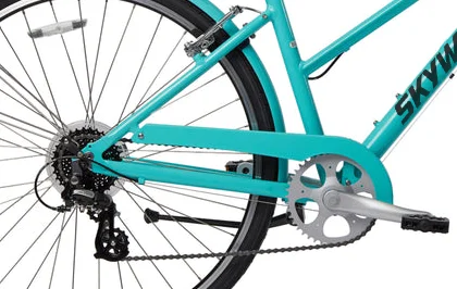 hot product women green color alloy v brake 700C alloy single rim city style bicycle