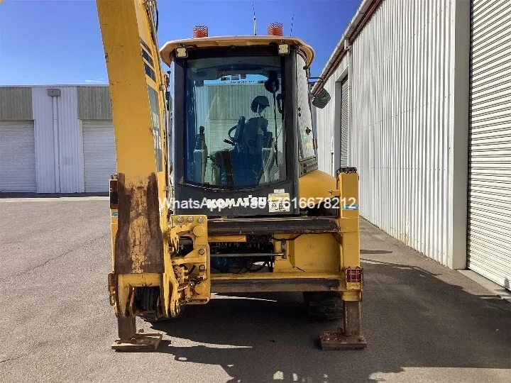 On sale now: A used Komatsu WB97R-5 backhoe loader in good condition, available at an unbeatable price