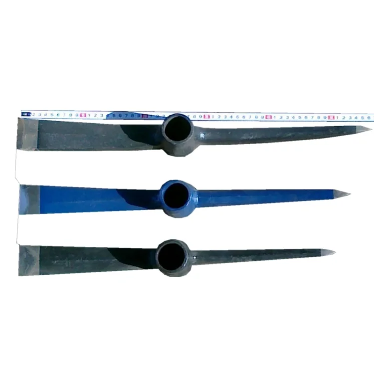 P402 pickaxe Garden Agriculture pickaxe Tools Digging Forged Dropped Railway Round Hole Steel Mattock pickaxe