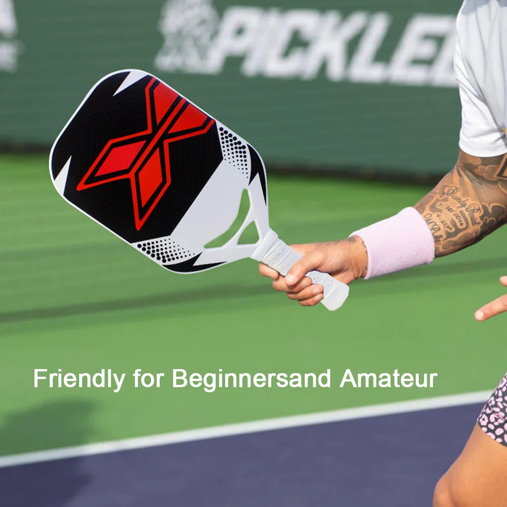 High Quality Integrated Molding Carbon Fiber Pickleball Paddle Thermoformed Pickle Ball Racquet Friction Surface