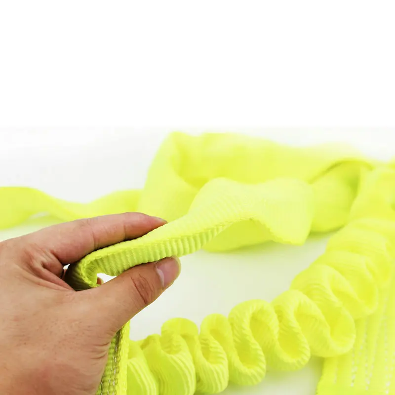 Emergency elastic telescopic car trailer rope double-layer 5 tons 4 meters automatic elastic shrink car trailer rope belt