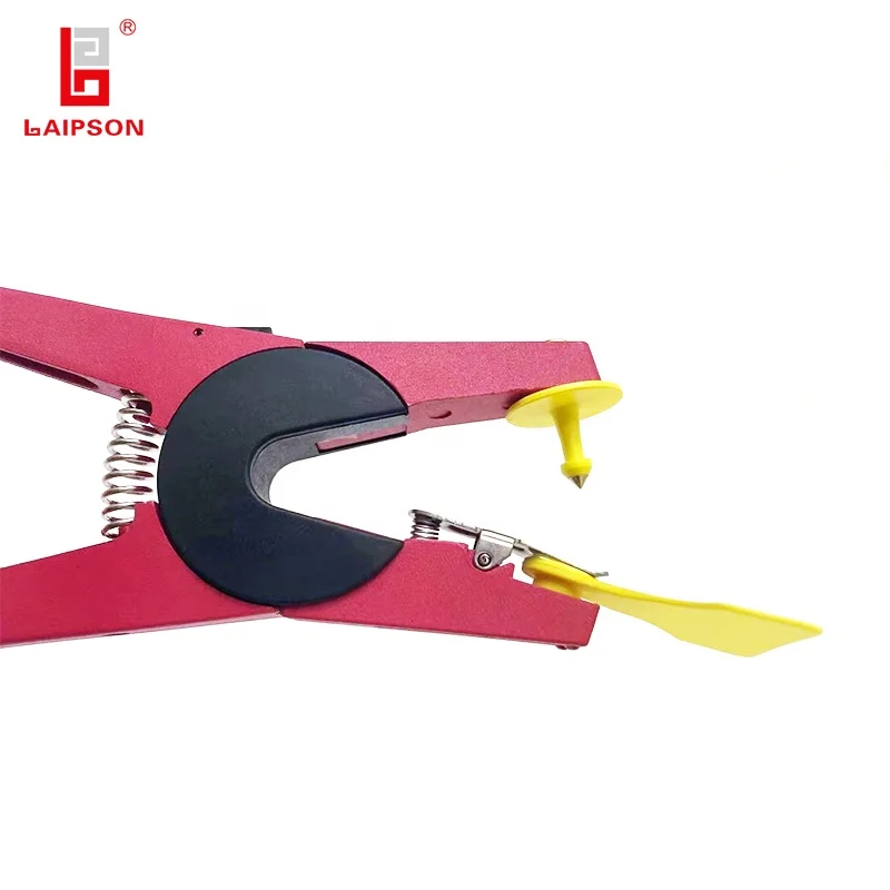 TOP TPU Shovel visual pig swine goat ear tag with printing logo for farm