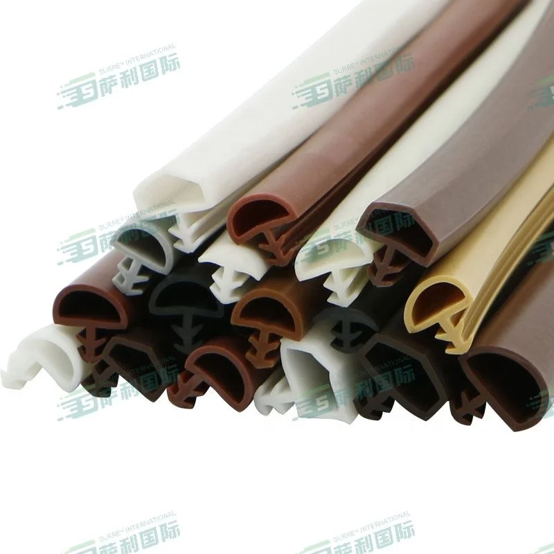 Silicone or PVC Rubber Sealing Strips Timber Window Door Gasket draught excluder seal