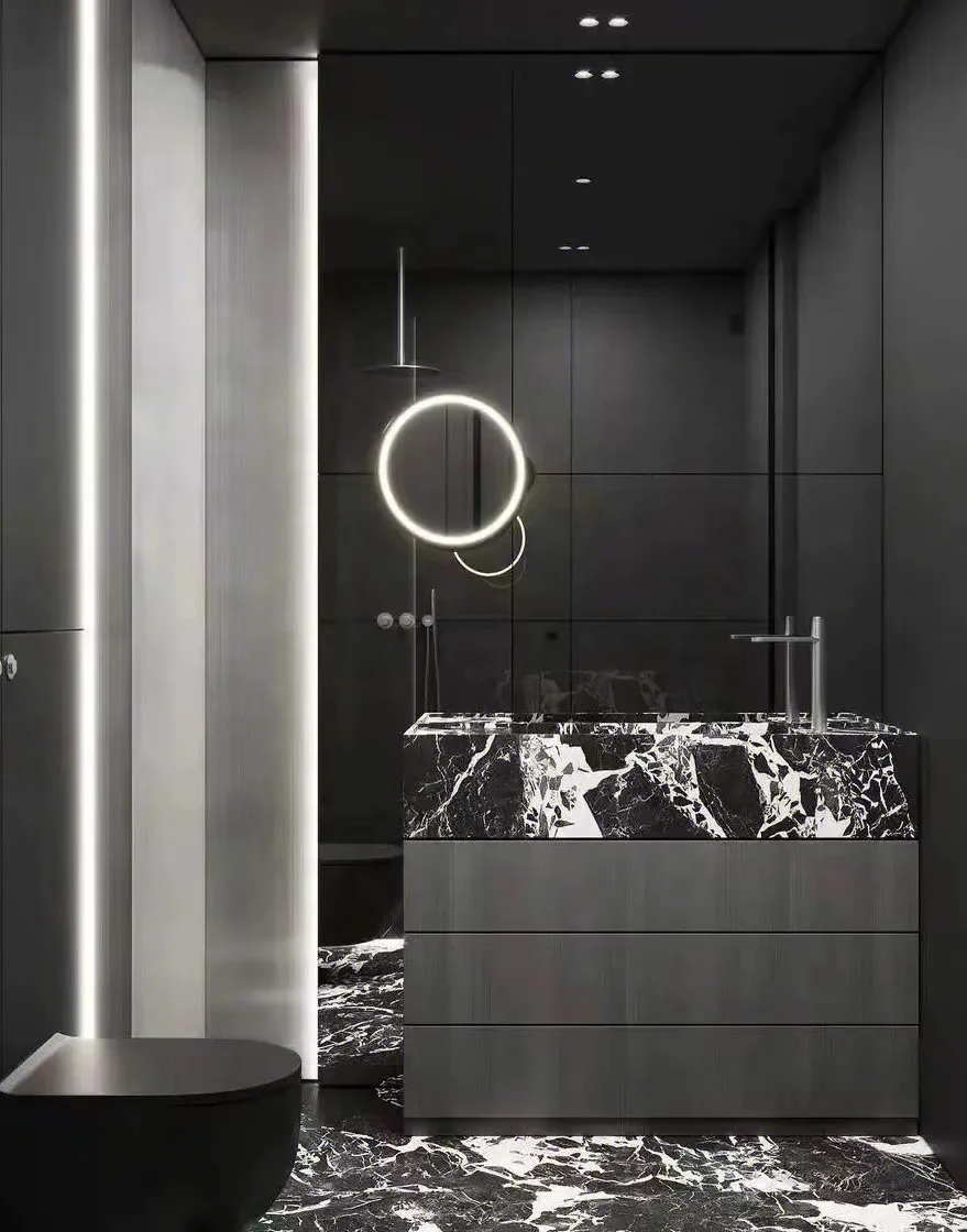 Popular Black Marble Slab Polished for Decoration