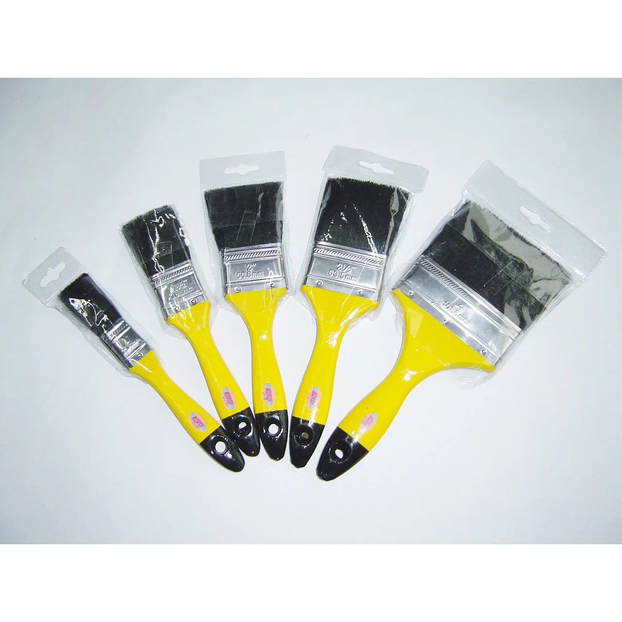 Cheap Wood or Plastic Handle White Soft PP Synthetic Bristles Hair or Pig Bristles Paint Brush For Painting or Cleaning