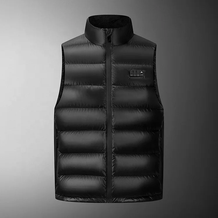 High Temperature Heat Vest Men Autumn Winter Smart Heating Cotton Vest