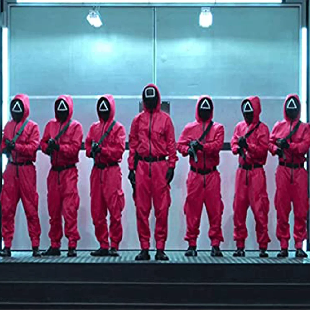 Dropshipping Agent Korean Hot TV Squid Game Cosplay Costume for Adults Halloween Party Supplies