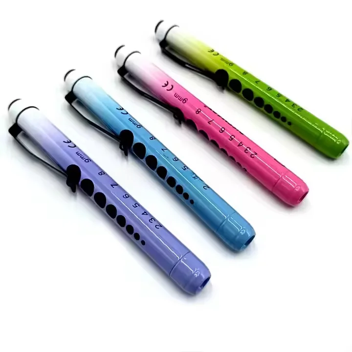Pen Lights for Nurses Medical Light With Pupil Gauge and Ruler Mini Flashlight LED Torch Lamp Pocketmedical