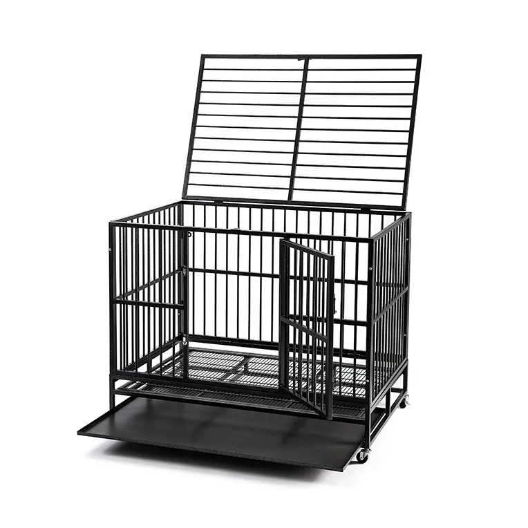 Heavy Duty Large Dogs Cage High Strength Steel  Easy to Install Dog Crate Pet Dog Kennel