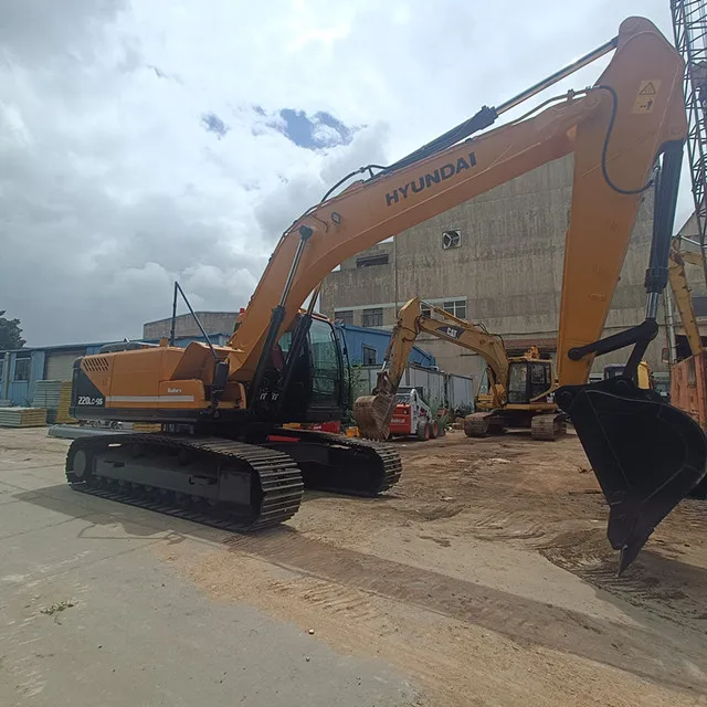 Сделано в 2020 экскаватор используется Корея Hyundai digger машина 220LC-9 продаже