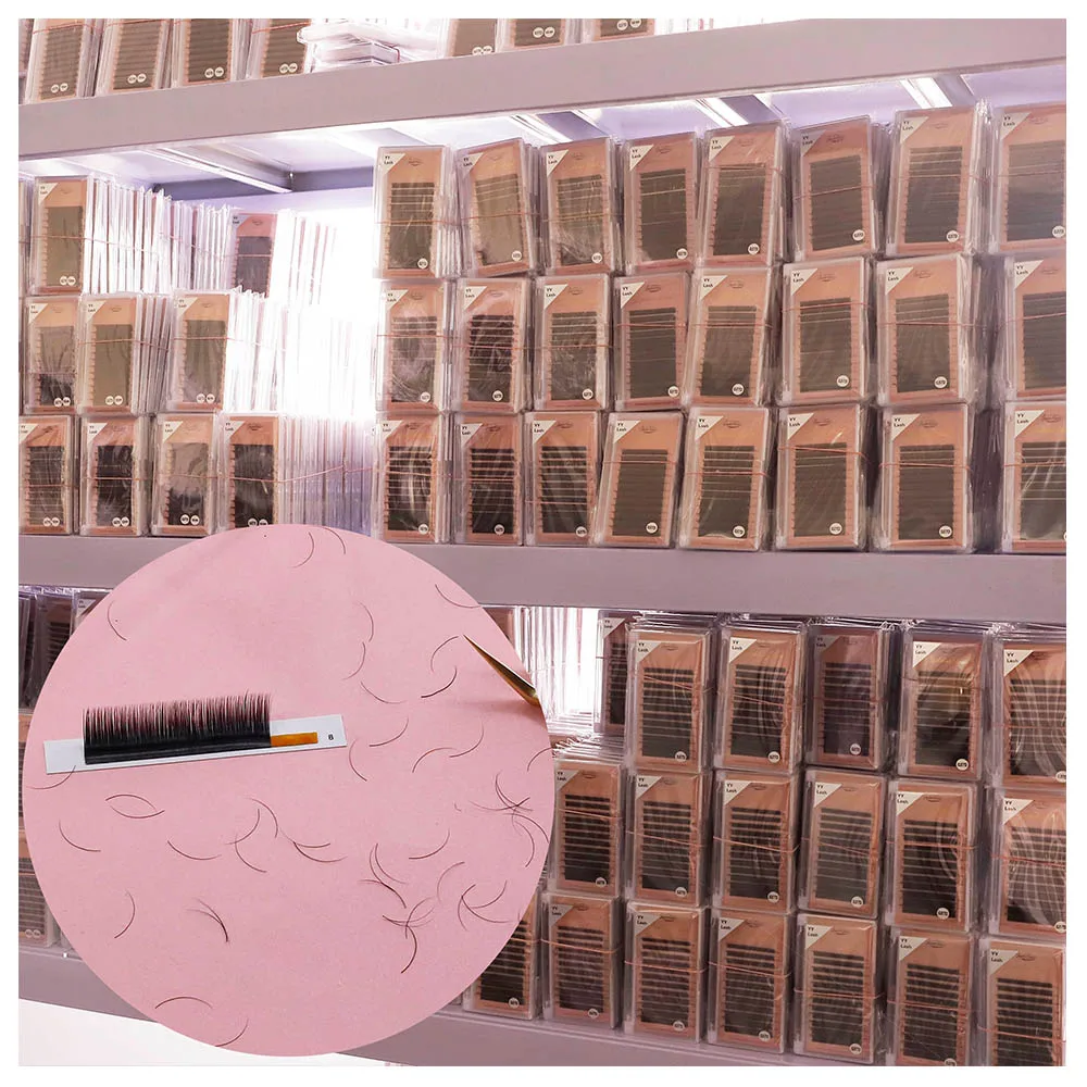 Eyelashes Eyelash Kits for Professional Wholesale Vendor B C D J Curl Individual Lashes Extension Private Classic Makeup OEM ODM