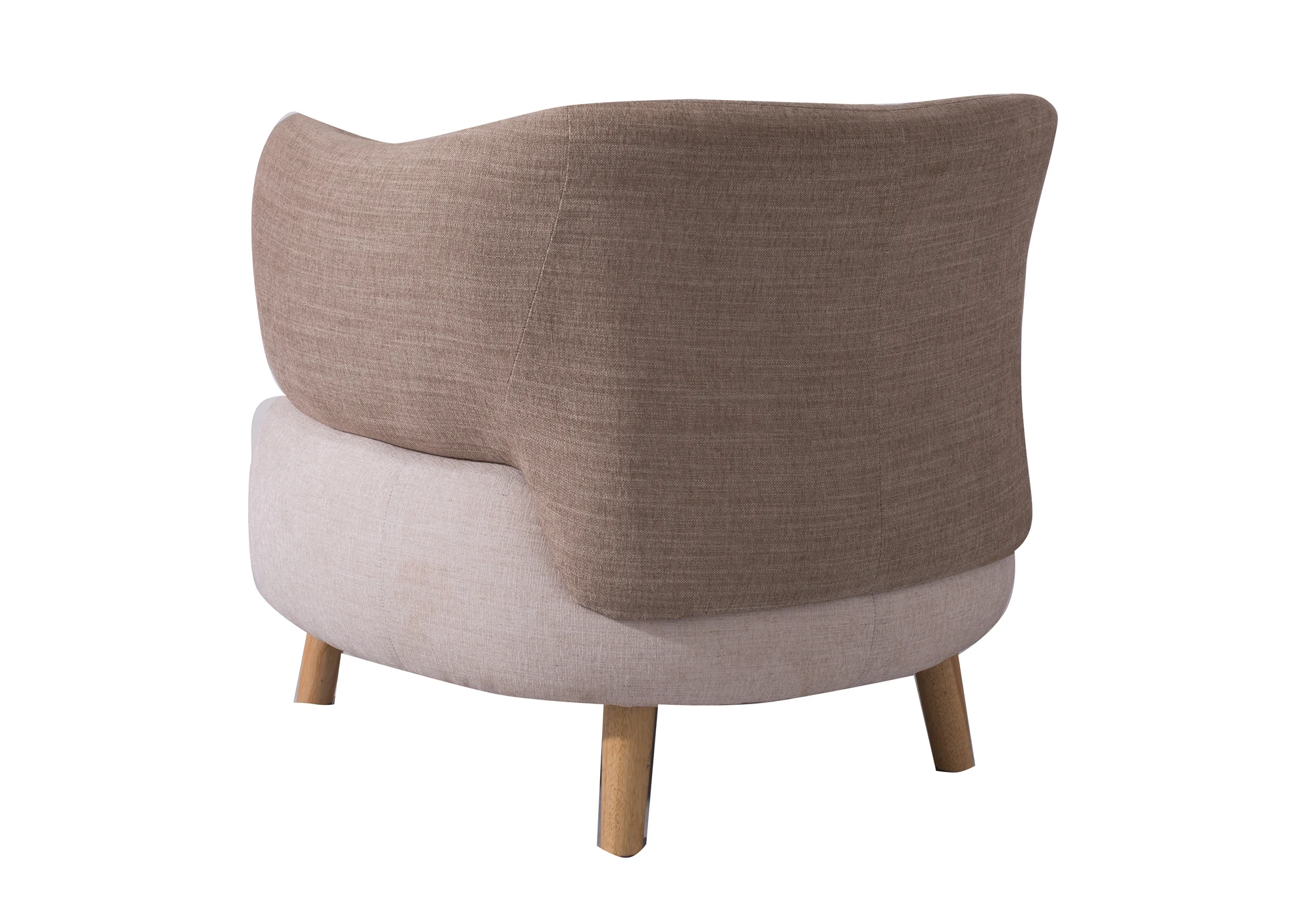 Nisco Living Room Furniture Lounge chair with solid wood legs