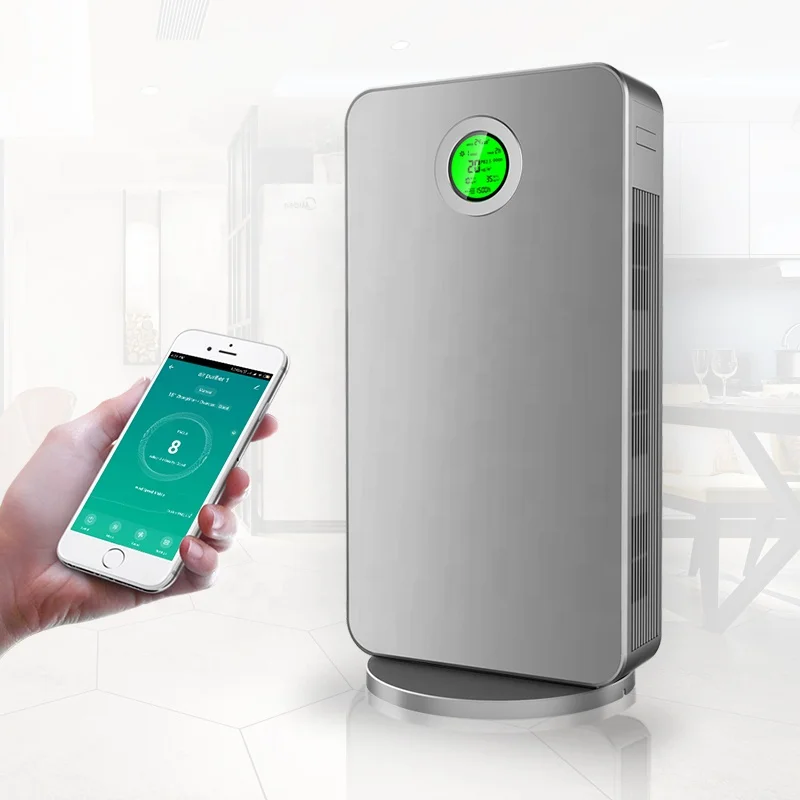 Супер тонкий Wi-Fi очиститель воздуха для дома с детским замком для комнаты 38-66 м2