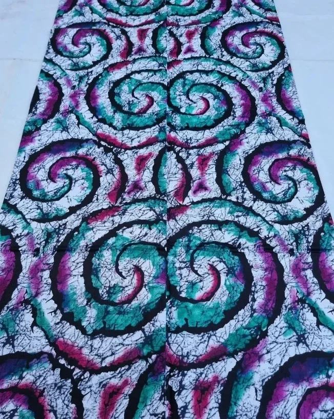 African Wax Prints Fabric 100% Polyester Imitation Wax Fabric  Zhejiang China manufacturer  for African Market