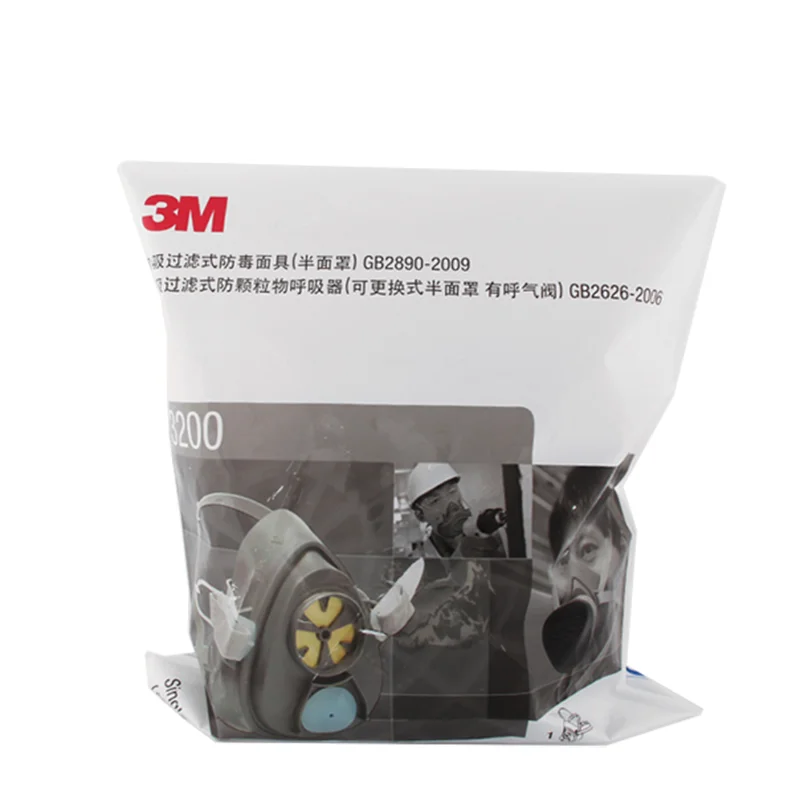 3M 3200 Respiratory Protection Dual Filter Dustproof Industrial Chemical Manufacturing protective 3m filters genuine
