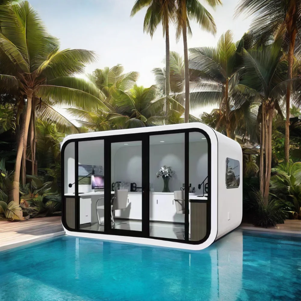 Moduler Homes Prefab Hotel Container House Luxury Steel Structure Prefabricated Building Space Capsule Prefabricated Cabins