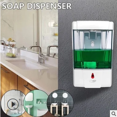 2022 Hot sale high-capacity wall-mounted ration foam touchless auto soap dispenser for hand aseptic