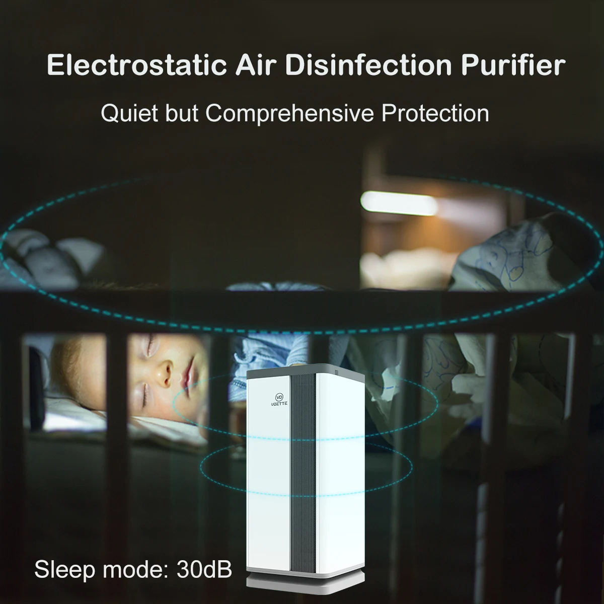 3 in 1 Household electric air cleaner with ESP filter, air sterilizer, UV lamp, OEM, ODM