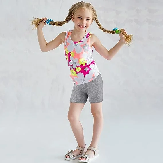 6 Pack Dance Shorts Girls Bike Short Breathable and Safety 6 Color kids biker shorts girls shorts