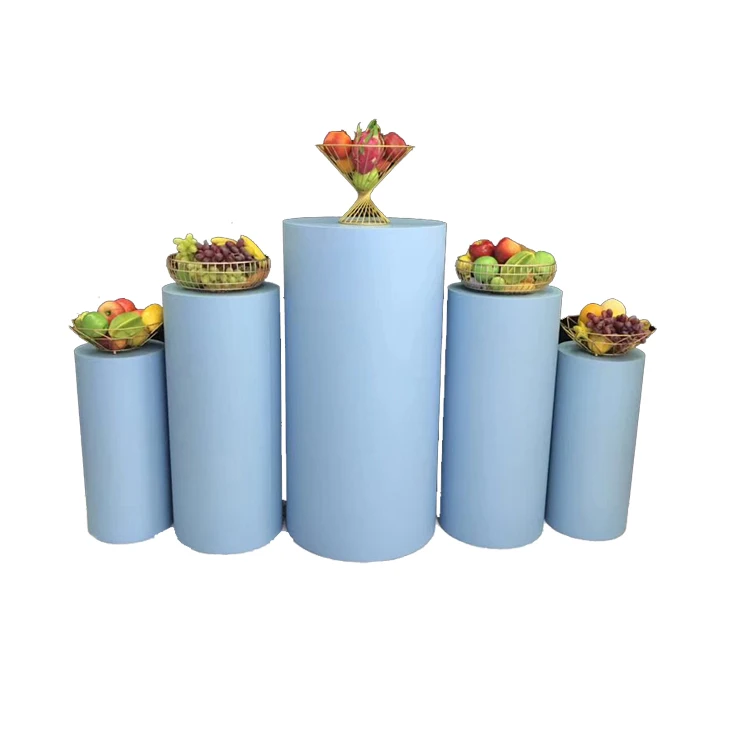 
White Round Column Cake Pillar Acrylic Wedding Event Paty Decoration For Sale 