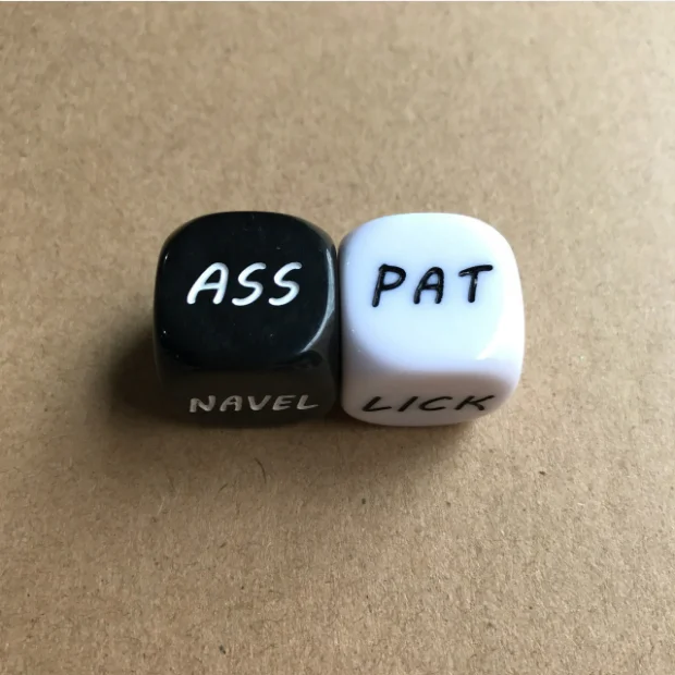 6PC/set 6 Sides Cube Adult Couple Love Dice Position Fun Sexy Party Games Red Erotic Sex Dice Set