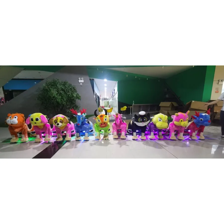 Unisex Indoor Electric Scooter Coin-Operated Walking Animal Ride on Toy for Adults on Sale!